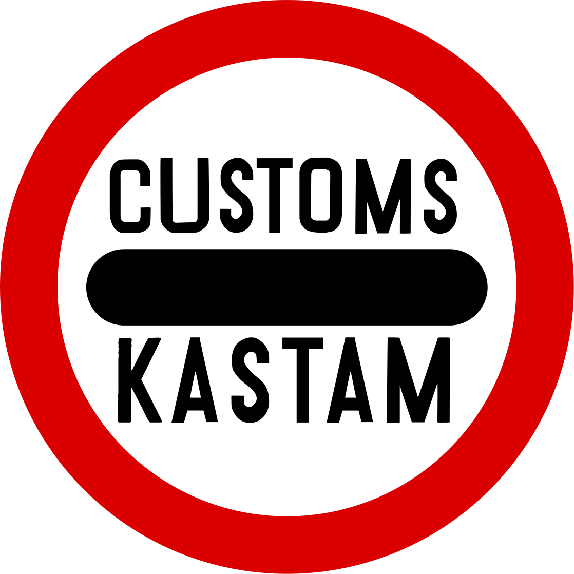 Mandatory stop for Customs at checkpoint